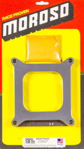 Moroso 64940 1in Carb Spacer Sing Hle
