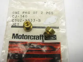 Motorcraft C3uz-9533-b Vintage Cj140 Carburetor Jets - Oem Ford Pack Of 2 Pcs