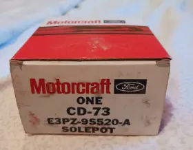 Motorcraft Cd-73 Dashpot Solepot Holley 4v 83-85 5.0 Mustang/capri Nos Nib New