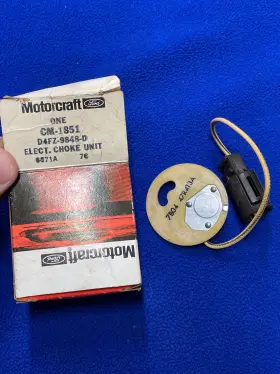 D4fz-9848-d Motorcraft Cm-1851 Ford Genuine Nos Electric Choke Unit