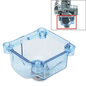 Motorshop168 550725387820 Blue Motorcycle Transparent Carburetor Float Bowl Shell Case Fit Phbg Carb 50cc