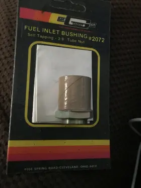 Mr Gasket 2072 Vintage #2072 Carb Self Tap 3/8 Fuel Inlet Bushing Fitting 7/8 20