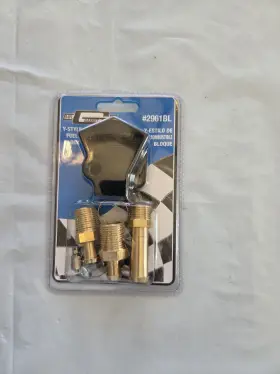 Mr. Gasket 2961bl Mr. Y Style Fuel Block For Dual Carb Setup With Fittings Holley