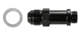 Mr Gasket 491978 Mr. -8 An To 9/16-24 Carburetor Fitting - Black With Gas
