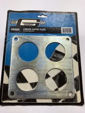 Mr Gasket 6004 Mr. Linkage Safety Plate For Holley Dominator Carburetor