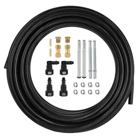 Muhize 756594499750 5/16 Inch Fuel Line Kit 25 Feet - Upgraded Nylon 6mm Black