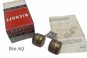 Niehoff Fs-504n Carburetor Float Nos Brass Holley 5200 5210 5220 Usa Made