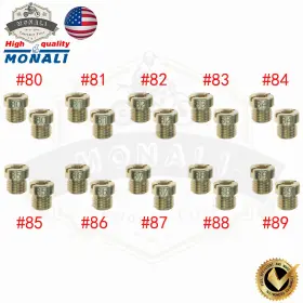 Nonali 723884856043 20pack For Holley Carburetor 1/4-32 Gas Main Jets Assortment Kit 80-89 2 Each-us