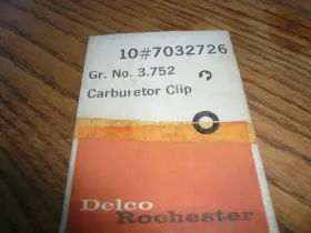 Nos 7032726 Gm Carb Clip Qty 1 Gr.3.752 Olds Chevy Buick Cad Pontiac