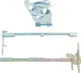Oer A8700127 1968-71 Firebird Trans Am Quadrajet Throttle Shaft And Choke Set 3 Piece
