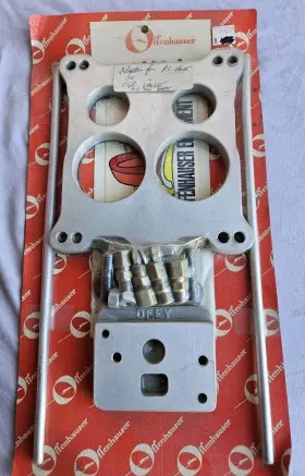Offenhauser 6090-1 Nos Carb Adapter Pcv Egr Mopar 318-360 1973 Quadra-jet