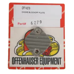 Offenhauser 6279 Choke Block-off Plate Each