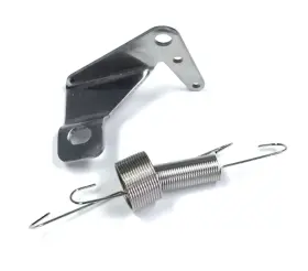 Pirate Mfg Sp6092 Hot Rod Stainless Throttle Cable Bracket Dual Spring Kick Down All In One
