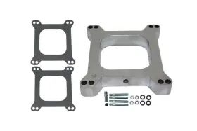 Pirate Mfg Sp9131 1 Inch Open Square Aluminum Carburetor Spacer Fits Edelbrock Holley Sbc Bbc Chevy V8