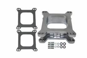 Pirate Mfg Sp9132 2 Inch Open Square Aluminum Carburetor Spacer - Fits Edelbrock Holley Sbc Bbc Chevy