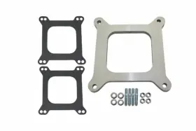 Pirate Mfg Sp9145 3/8 Inch Open Square Aluminum Carburetor Spacer Fits Edelbrock/holley/sbc/bbc/chevy