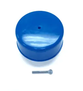 Pirate Mfg Ss2012 Hot Rod Blue Plastic Carburetor Dust Cover 5-1/8 Inch Neck