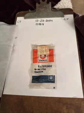 Pontiac Olds Buick 442 Gto Trans Am Gm 4bc Rochester 7031973 Nos 1970 1979 Gs 400 455 Carb Metering Jet 7031968