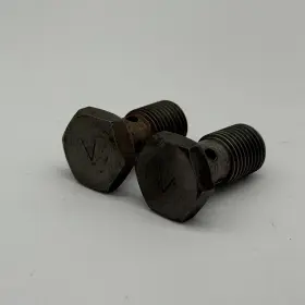 Porsche 61610086700 356 Carburetor Banjo Bolt Pair V Stamp Zenith 32 Ndix And Solex 40 Pii4