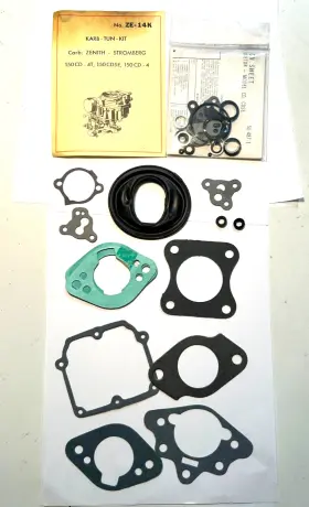 Premium Performance Ze14k Nos Ze-14k Zenith Stromberg 150 Cd-4t Cdse Carburetor Tune Kit Karb Tun