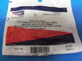 Prime Products 7-07049 Line Carburetor Kit Replacement For Nikki Units Oem Op15