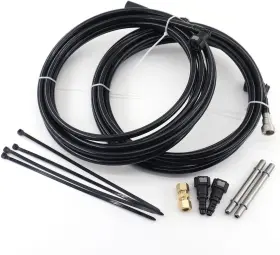 Qhhr 016392075212 Fg0340 Fuel Lines Repair Kit Compatible With 11.8 Inches X Black