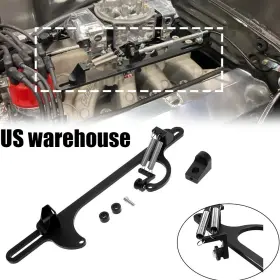 Qidian Qd-8-044-it-jqmzj-bk Throttle Cable Bracket Holley 4150 4160 Series Adjustable Aluminum Carburetor Br