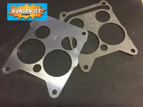 Quadrajet Power Llc 796581 Steel Shim Heat Shield With Gasket 1965-1969 Chevy Buick Qjet