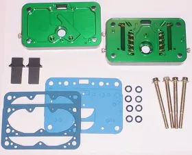 Quick Fuel 012363003918 34-106qft E-85 Metering Block Conversion Kit Billet Aluminum Green An