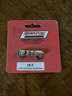 Quick Fuel 6-518-1 .120 Inch Needle And Seat Holley Carburetor Ccs Aed Bg Qft Viton Adjustable 6-518 A154