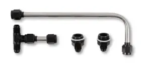Quick Fuel 849804007453 34-600bkqft Dual Feed Line #6an Black