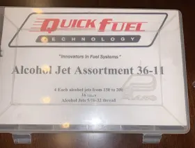 Quick Fuel 849804012396 36-11qft Alcohol Jet Assortment See Description