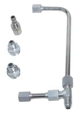 Quick Fuel Technology 849804016172 34-600sl-svrqft Dual Feed Line Slayer Series - Silver
