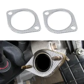 Qph7006 Qztyty 2pcs Car Exhaust Gasket High Temp Ultra 2inch Silver