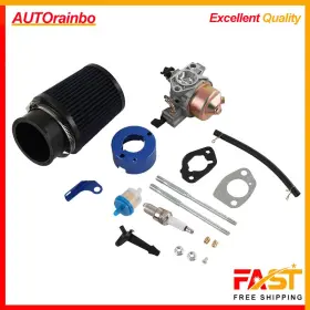 D768-340bl Rainbowauto Air Filter Adapter Jet Stage 1 Kit Fit For Predator 420cc 389cc 15hp Go Kart