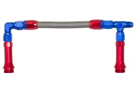 Redhorse Performance 5150-06-1 6an Dual Feed Carb Kit Blue