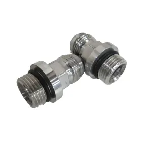 Renegade 74873-5 Carb Inlet Fitting For Holley Ultra Hp -08 Orb To -08an Pair