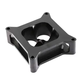 34142bk Revolution Carburetor Spacer Square Bore 2 Inch 4-hole Aluminum Black