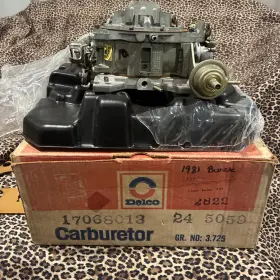 Rochester 17068013 Nos Delco 4 Barrell Carburator 86-90 Chev Bop 305/307