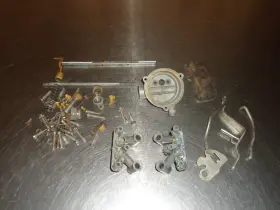 Rochester 4gc1955 4gc 4-barrel Carburetor Choke Hardware Lot 1955 Cadillac Oldsmobile