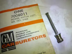 Rochester 7006011 Nos Carburetor Power Piston 1955-1957 Chevrolet 1956-67 Oldsmobile 2bc