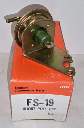 Rochester Fs19 Niehoff Fs-19 - Nos Rear Choke Pull Off 1973 Buick 8 Cylinder 2 Bbl