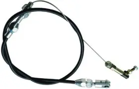 Rpc Racing Products Company R2334 24in Black Throttle Cab Le Braided Stainless