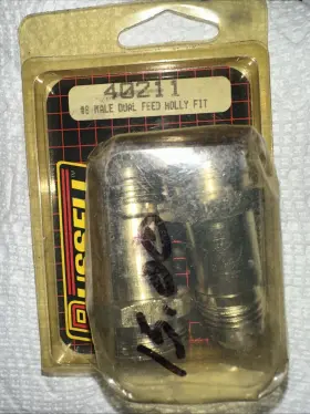 Russell 4021-2 Performance #8 Male Dual Feed Holley Fitting 640211