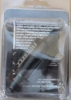 Russell 650603 In Line Fuel Check Valve Black Aluminum -6an In/out
