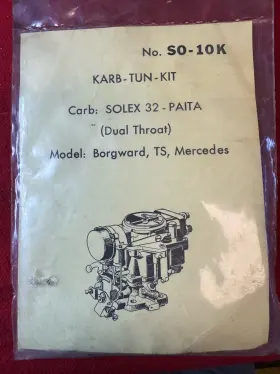 Solex 32-paita Mercedes 32 Paita Carburetor Service Kit # So10k