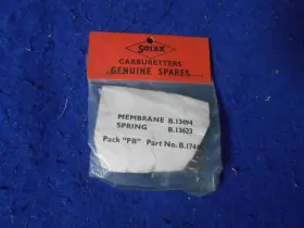 509966 Solex B13494/b13623 Nos Carburetor Membrane And Spring Triumph Vitesse Mark I Ii
