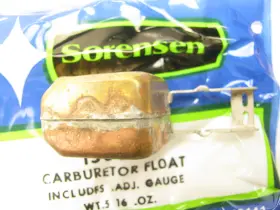 13006b Sorensen Carburetor Float For 1965-1968 Rochester 4-bbl 4mv Quafrajet