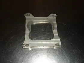 Spacer Cs4326 4-barrel Carburetor Aluminum Adapter Holley Rochester Quadrajet Angled