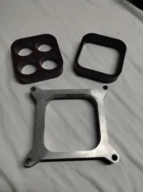 Spectre 5764 1 Inch Carburetor Spacer For 4-bbl Holley Edelbrock See Photos. Used